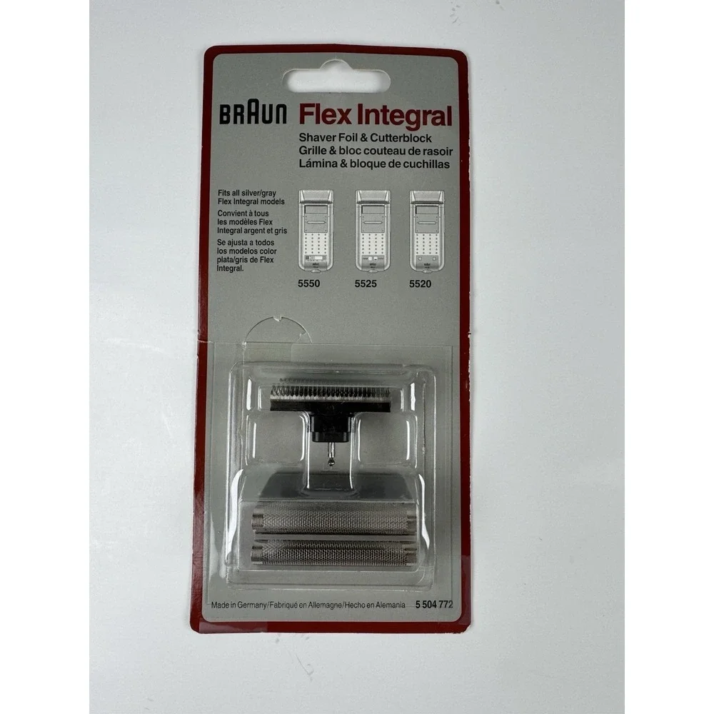 Braun Flex Integral Shaver Cutterblock 5550, 5525,‎ 5520- Serie 5505/5504/5503